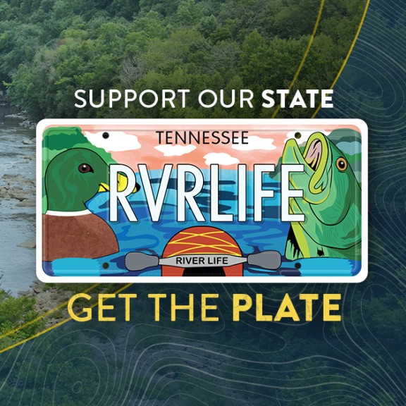 River Life ad. Support our state. Get the plate.